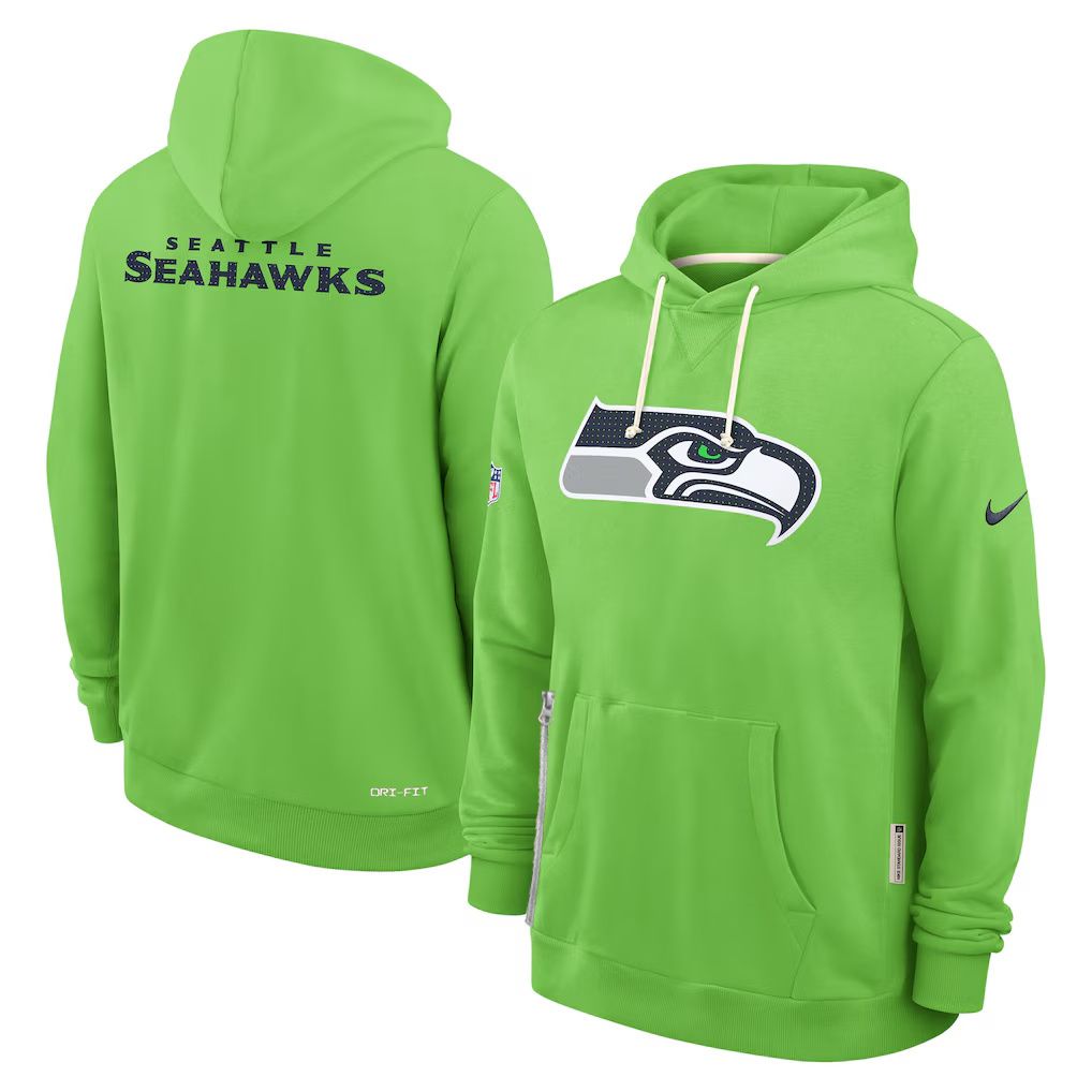 Men 2026 NFL Seattle Seahawks hoodie Green 01